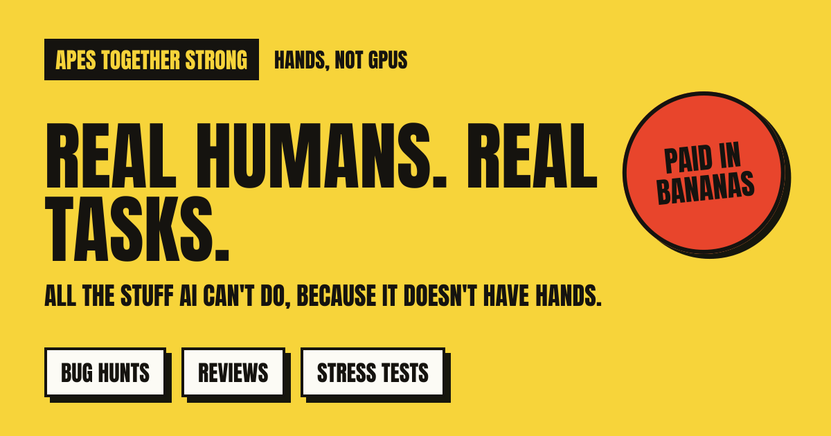 How it works · Apes Together Strong